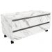 Gabinete Para Banheiro 2 Gavetas BN3603 Marmore Branco Tecno Mobili