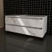 Gabinete Para Banheiro 2 Gavetas BN3603 Marmore Branco Tecno Mobili