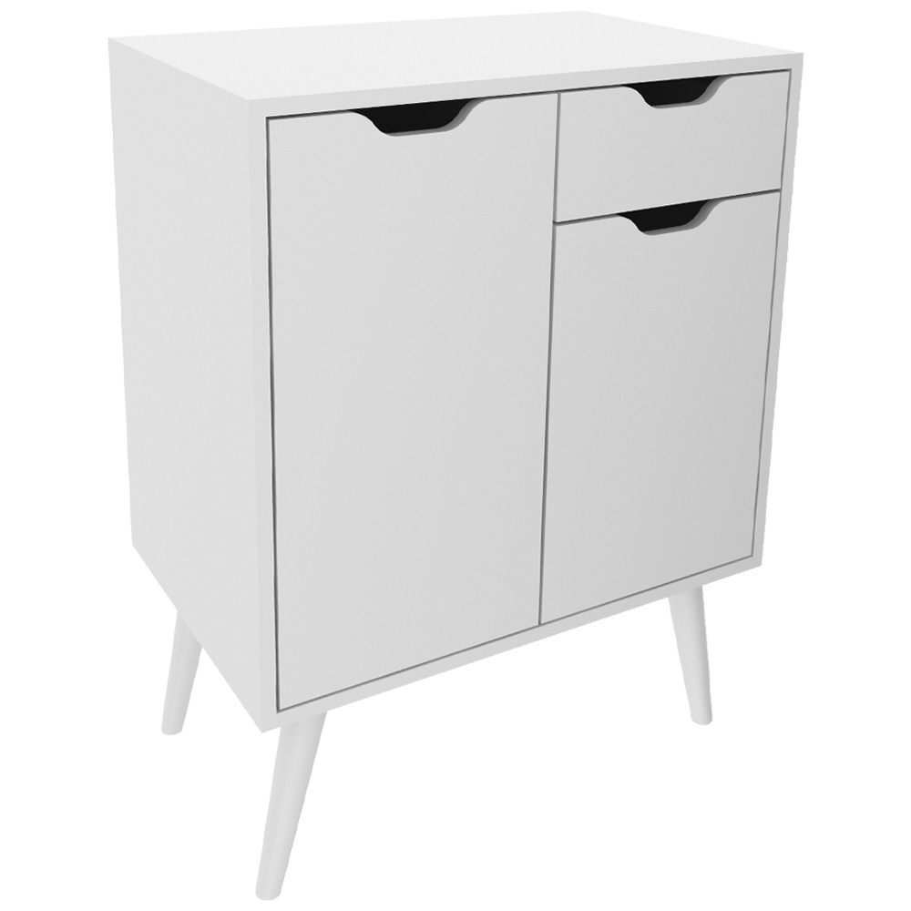 Gabinete Para Banheiro 2 Portas 1 Gaveta BN3637 Branco Tecno Mobili