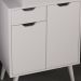 Gabinete Para Banheiro 2 Portas 1 Gaveta BN3637 Branco Tecno Mobili