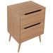 Gabinete Para Banheiro 60 cm Com 2 Gavetas BN3639 Amendoa Tecno Mobili