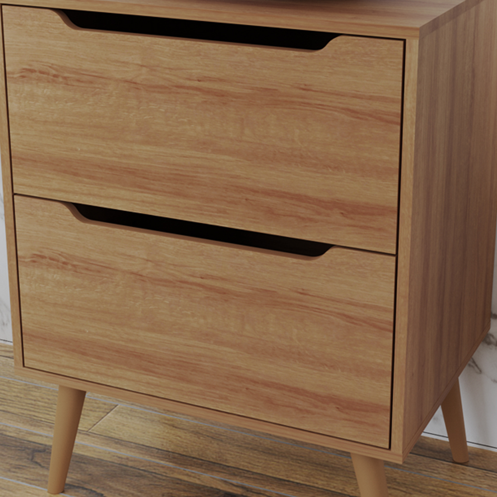Gabinete Para Banheiro 60 cm Com 2 Gavetas BN3639 Amendoa Tecno Mobili
