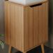 Gabinete Para Banheiro Pes Palito 1 Porta BN3641 Amendoa Tecno Mobili