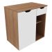 Gabinete Suspenso Para Cuba De Banheiro BN3605 Amendoa Branco Tecno Mobili