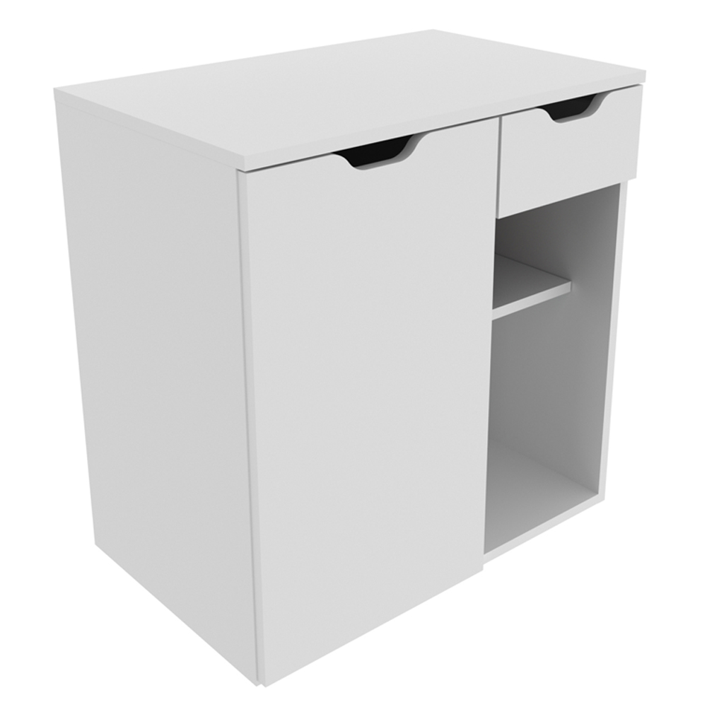 Gabinete Suspenso Para Cuba De Banheiro BN3605 Branco Tecno Mobili