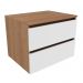Gabinete Suspenso Para Cuba De Banheiro BN3607 Amendoa Branco Tecno Mobili