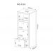 Gaveteiro Bath 3 GV Branco
