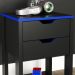 Gaveteiro Gamer 2 Gaveta ME4163 Preto Azul Tecno Mobili