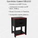 Gaveteiro Gamer 2 Gaveta ME4163 Preto Vermelho Tecno Mobili