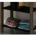 Guarda Roupa Modulado Closet AZ1029 Preto Nogal Tecno Mobili