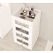 Kit 02 Carrinhos Organizador De Maquiagem PE2009 Branco Tecno Mobili