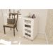 Kit 02 Carrinhos Organizador De Maquiagem PE2009 Branco Tecno Mobili