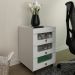 Kit 02 Carrinhos Organizador De Maquiagem PE2013 Branco Tecno Mobili