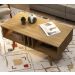 Mesa De Centro 02 Nichos MC2226 Natural Tecno Mobili