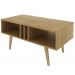 Mesa De Centro 02 Nichos MC2226 Natural Tecno Mobili