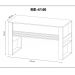 Mesa Escrivaninha Para Escritorio ME4146 Nogal Tecno Mobili