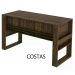 Mesa Escrivaninha Para Escritorio ME4146 Nogal Tecno Mobili