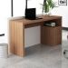 Mesa Para Computador Escrivaninha 2 Gavetas ME4130 Amêndoa - Tecno Mobili