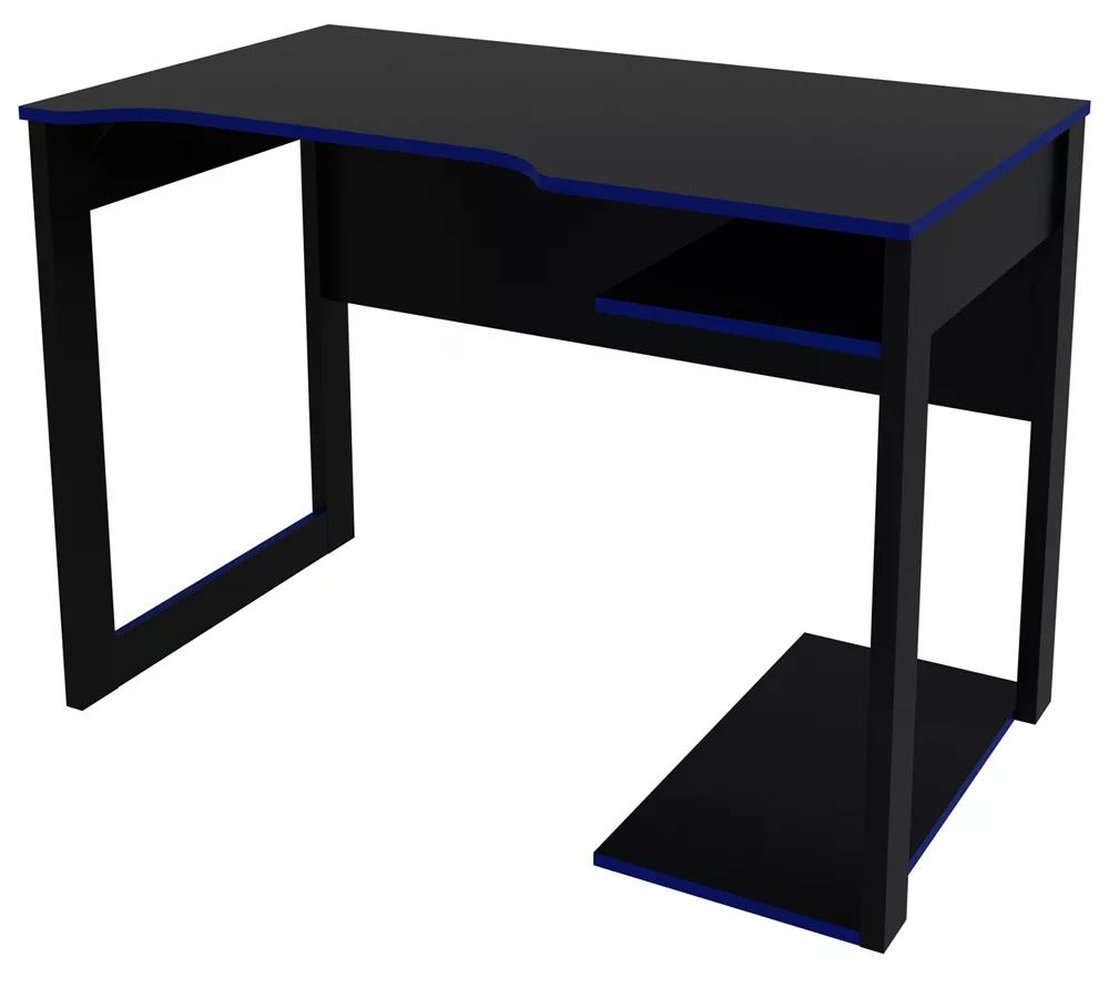 Mesa Para Computador Gamer ME4161 Preto Azul Tecno Mobili