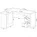 Mesa Para Escritório 2 Gavetas ME4129 Nogal - Tecno Mobili