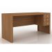 Mesa com 03 Gavetas para Home Office ME4113 Amendoa - Tecno Mobili