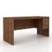 Mesa com 03 Gavetas para Home Office ME4113 Nogal - Tecno Mobili