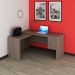 Mesa de Canto Para Escritório 3 Gavetas ME4106 Carvalho - Tecno Mobili