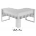 Mesa de Escritório Bray Branco
