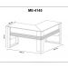 Mesa de Escritório Bray Branco