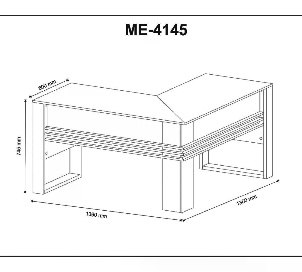 Mesa de Escritório Bray Branco