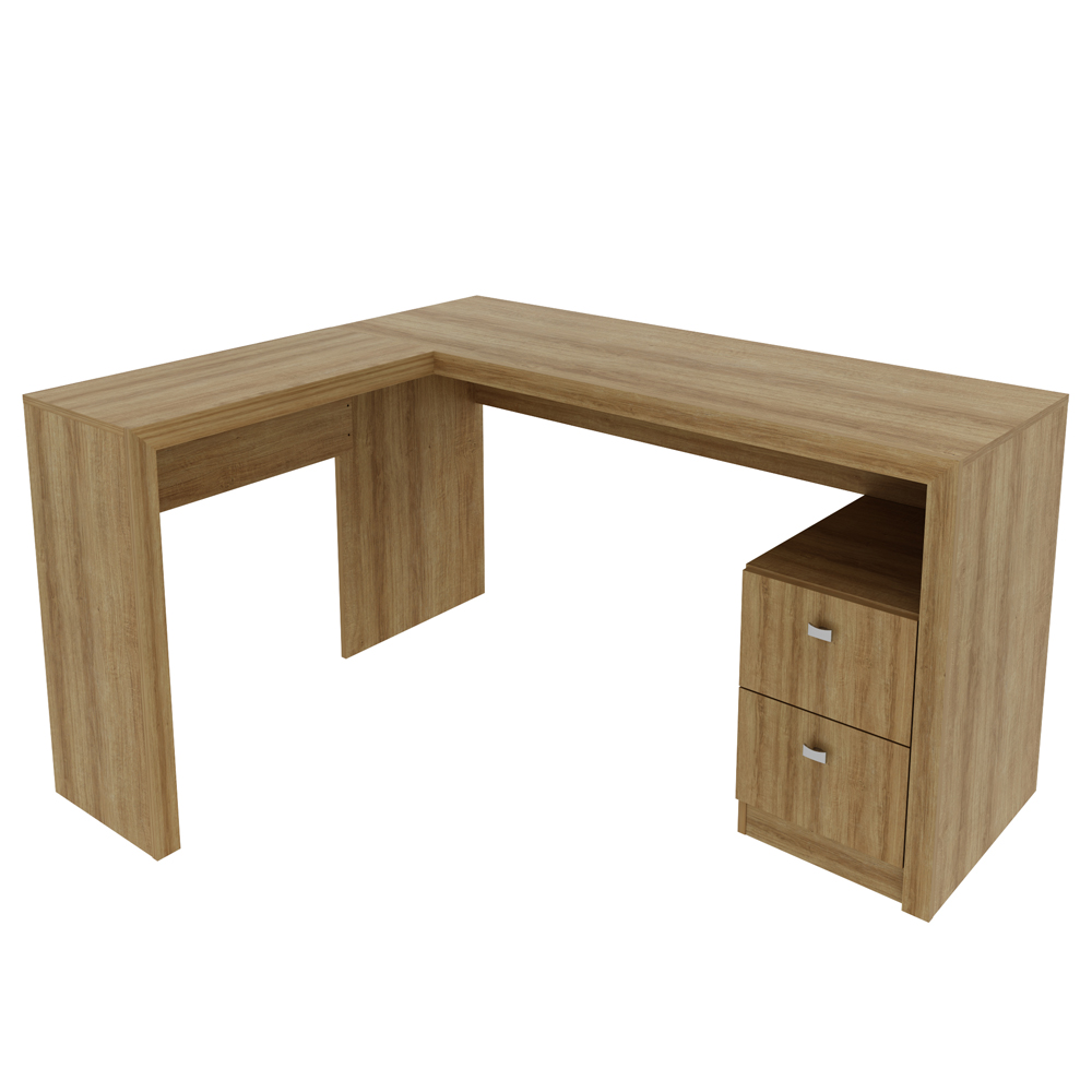 Mesa de Escritório Dover 2 GV Amêndoa