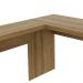 Mesa de Escritório Dover 2 GV Amêndoa
