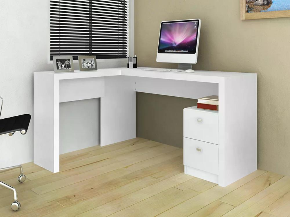 Mesa de Escritório Dover 2 GV Branco