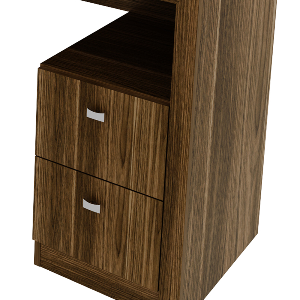Mesa de Escritório Dover 2 GV Nogal