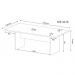 Mesa de Reunião ME4119 Branco - Tecno Mobili