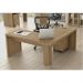 Mesa de canto para Home Office ME4116 Amendoa - Tecno Mobili