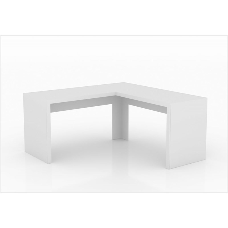 Mesa de canto para Home Office ME4116 Branco - Tecno Mobili