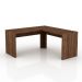 Mesa de canto para Home Office ME4116 Nogal - Tecno Mobili