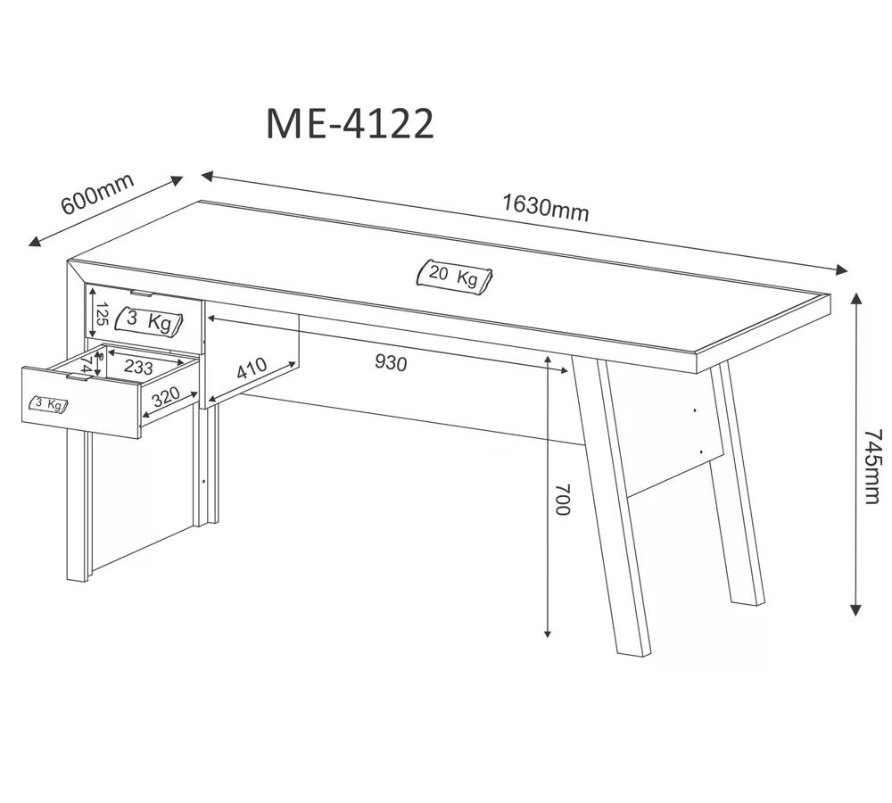 Mesa para Computador Wells 2 GV Branco