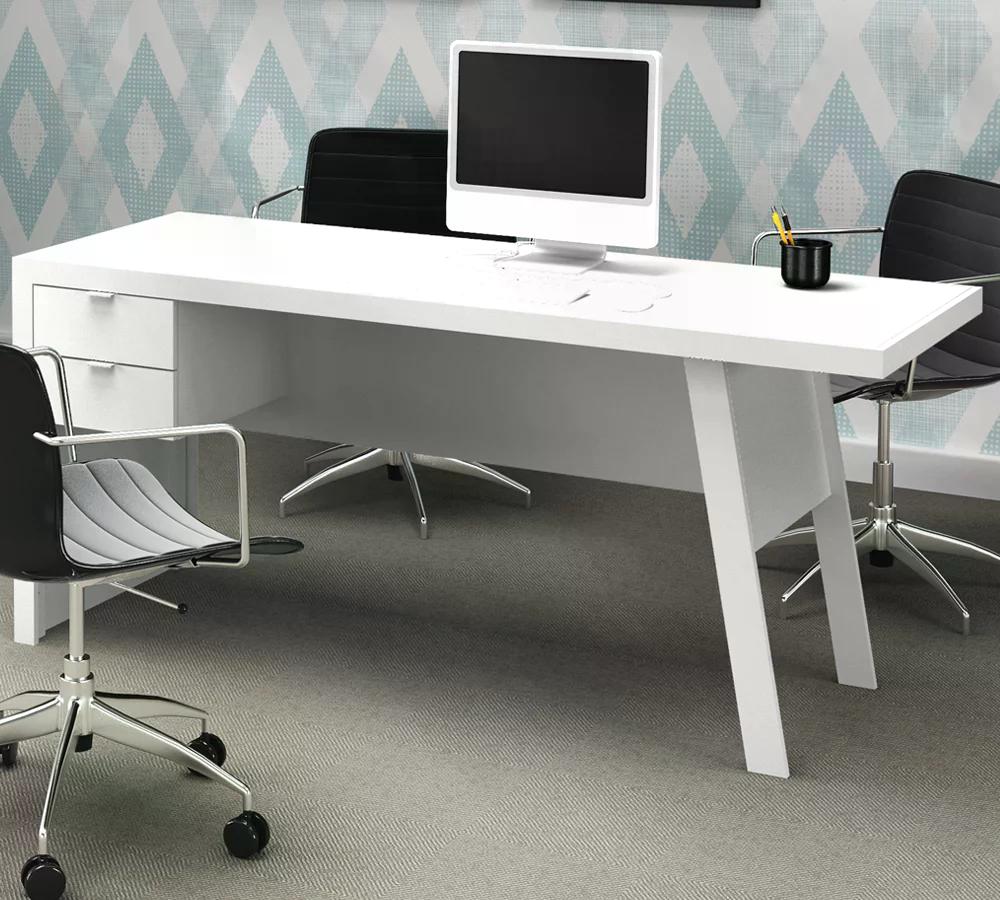 Mesa para Computador Wells 2 GV Branco