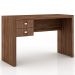 Mesa para Escritório 02 Gavetas ME4123 Nogal - Tecno Mobili