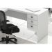 Mesa para Home Office com 03 Gavetas Branco -Tecno Mobili