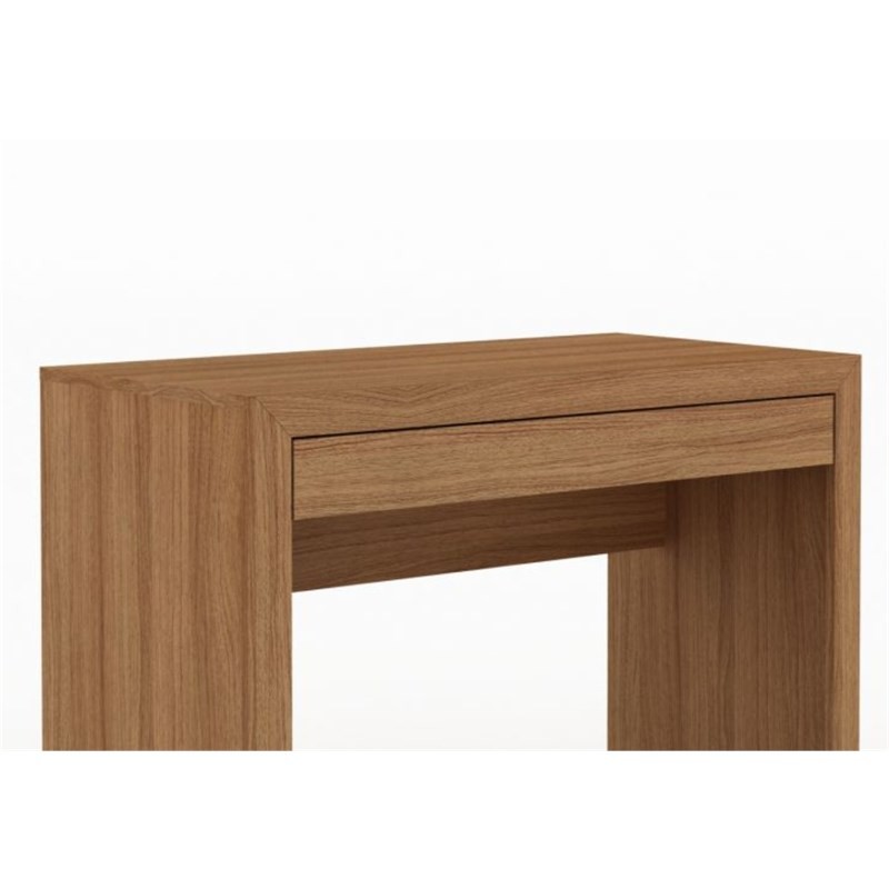 Mesa para Home Office com Gaveta ME4107 Amendoa - Tecno Mobili