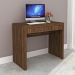 Mesa para Home Office com Gaveta ME4107 Nogal - Tecno Mobili