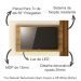 Painel Com LED Para Tv 65 Polegadas PL3003 Natural Off White Tecno Mobili
