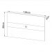 Painel Para Tv 42 Polegadas PA2913 Natural Palha Tecno Mobili