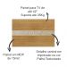 Painel Para Tv 42 Polegadas PA2913 Natural Palha Tecno Mobili