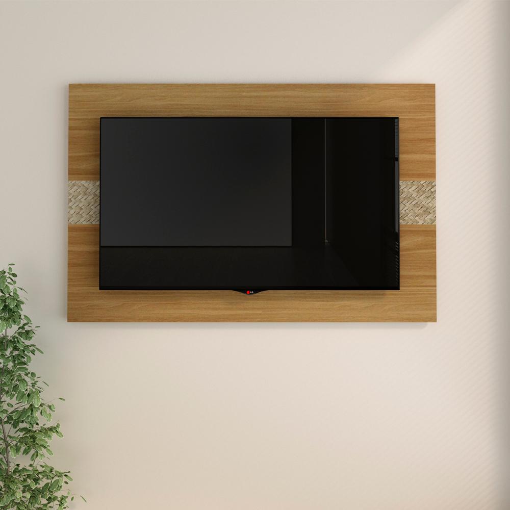 Painel Para Tv 42 Polegadas PA2913 Natural Palha Tecno Mobili