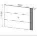 Painel Para Tv 42 Polegadas PL3004 Natural Off White Tecno Mobili