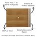 Painel Para Tv 42 Polegadas PL3004 Natural Off White Tecno Mobili